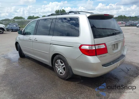 2007 Honda Odyssey Ex-L из США, поврежденный, VIN 5FNRL38677B429981